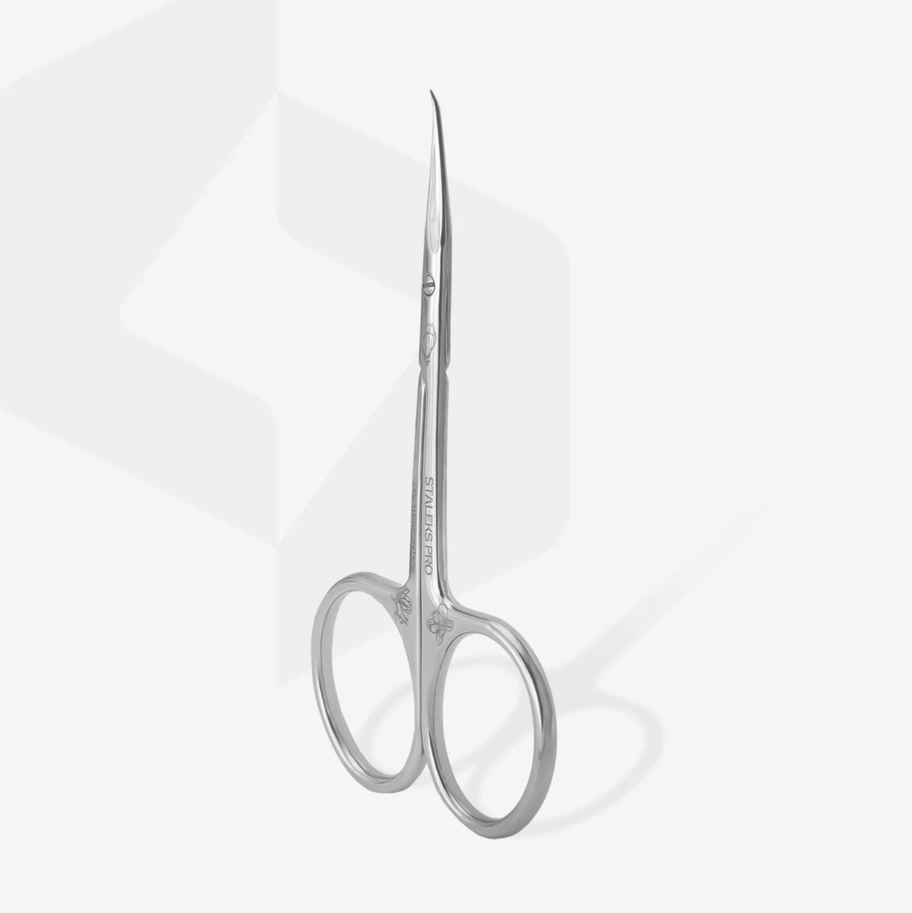 Staleks Professional cuticle scissors with hook EXCLUSIVE 21 TYPE 2 (magnolia)