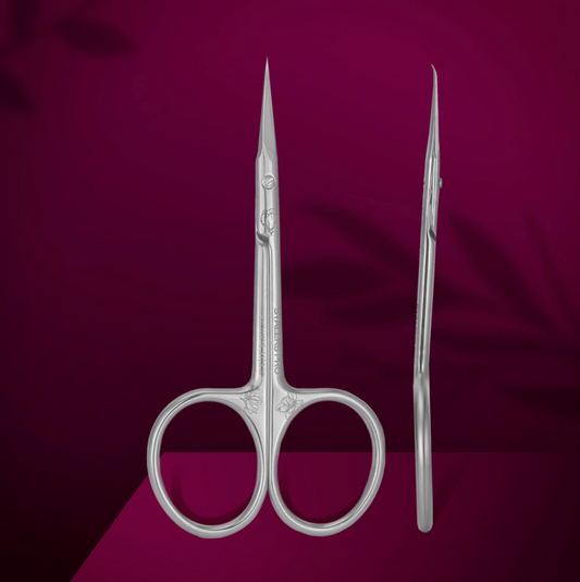 Staleks Professional cuticle scissors with hook EXCLUSIVE 21 TYPE 2 (magnolia)